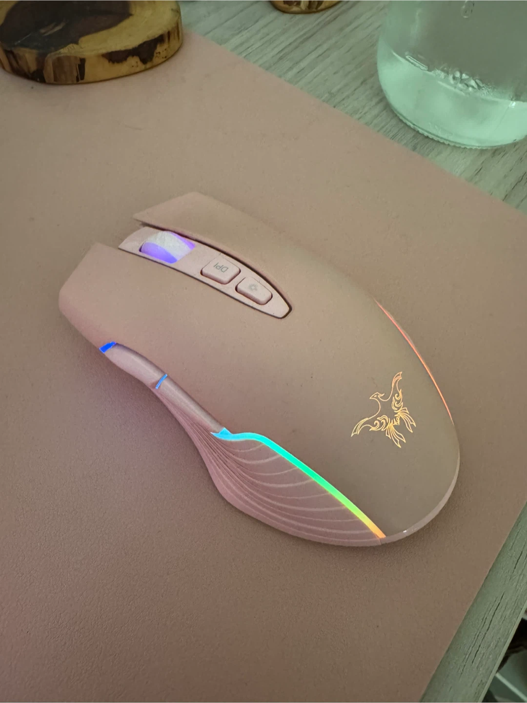 pink wireless mouse
