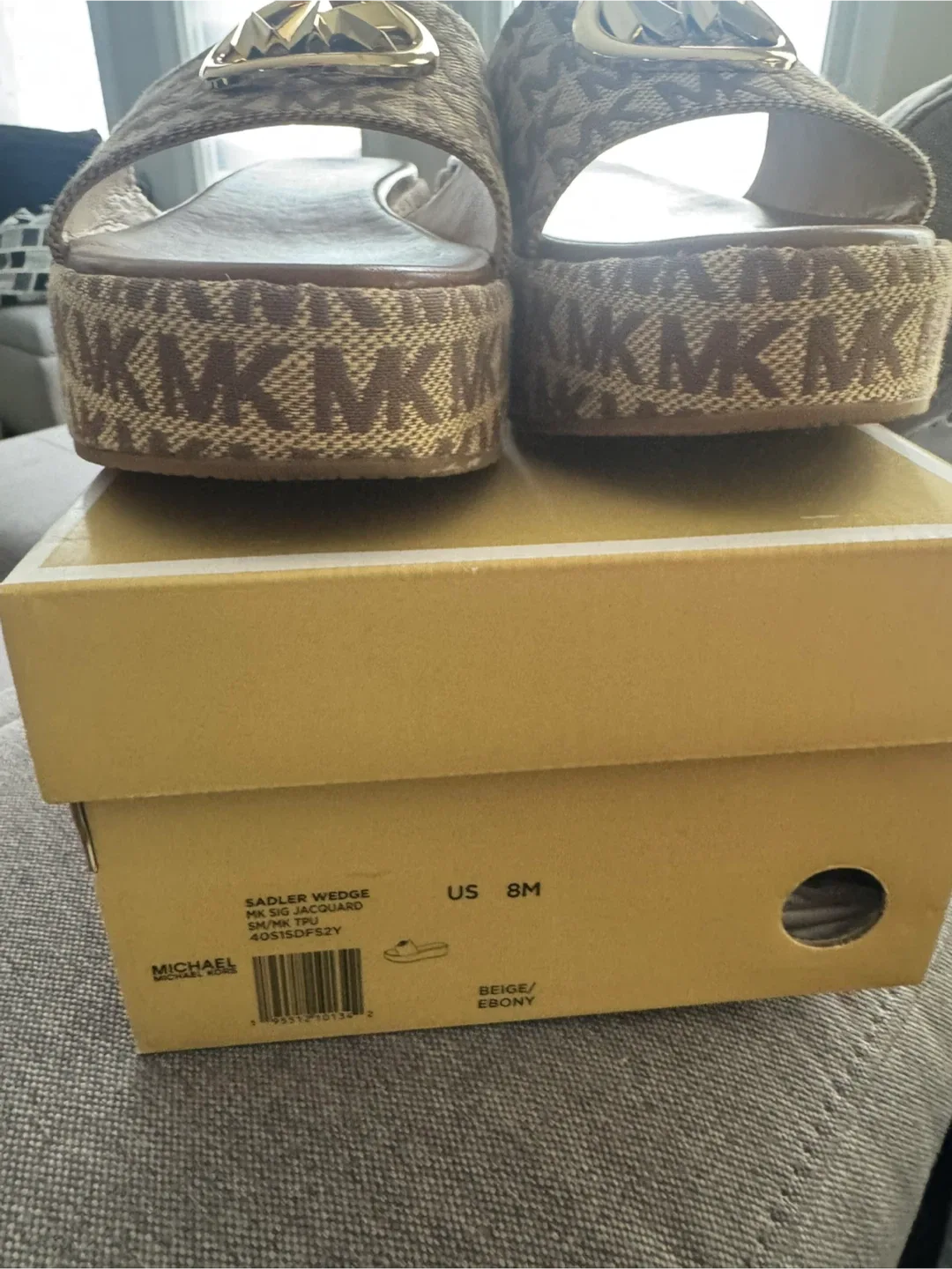 Michael Kors Sadler Wedge Slides - Size 8 image indicator(5)