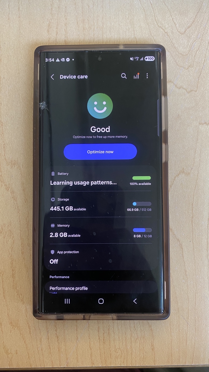 Samsung Galaxy S23 Ultra 512GB small crack - photo 4
