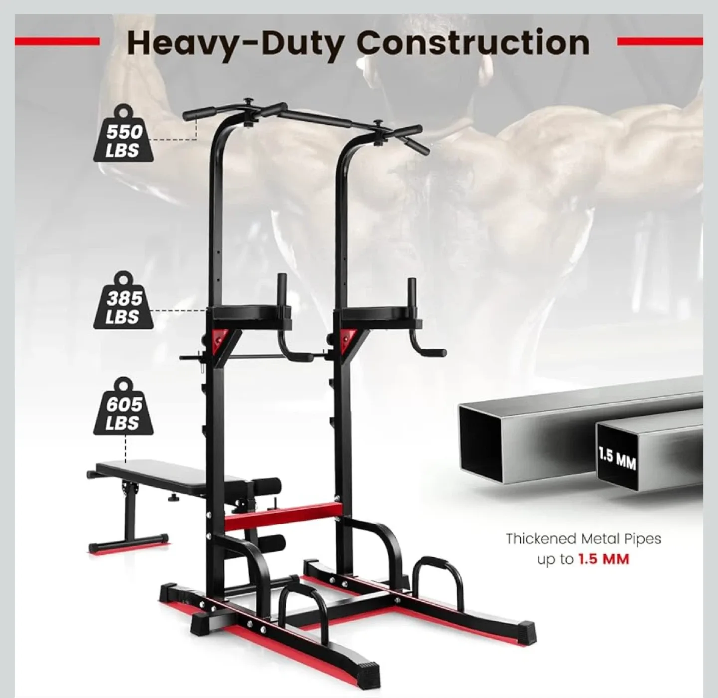 3-in-1 Design Foldable Weight Bench thumbnail