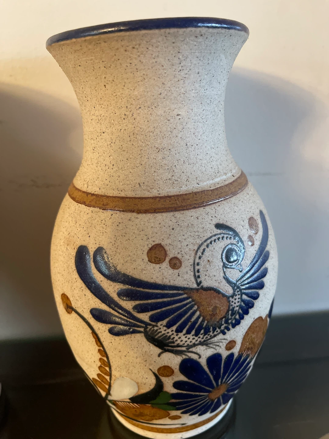 Hand-Painted Mexican Pottery Vases (Set of 3) - photo 4