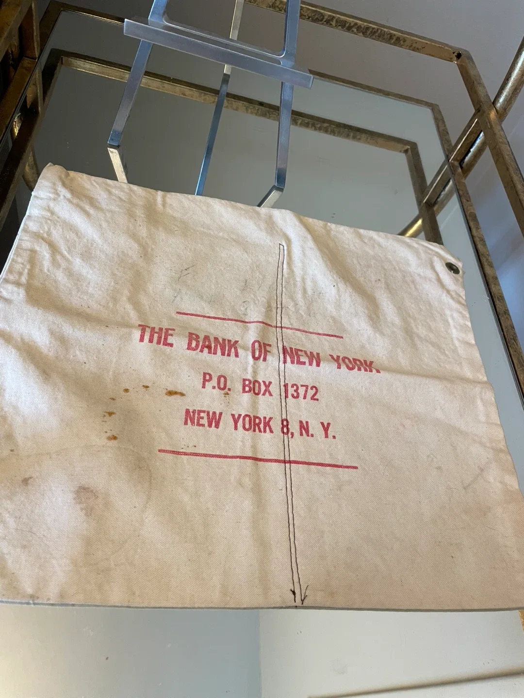 Vintage The Bank of New York Canvas Bag thumbnail