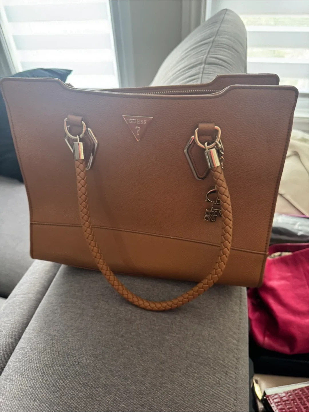 Guess Brown Tote Bag thumbnail