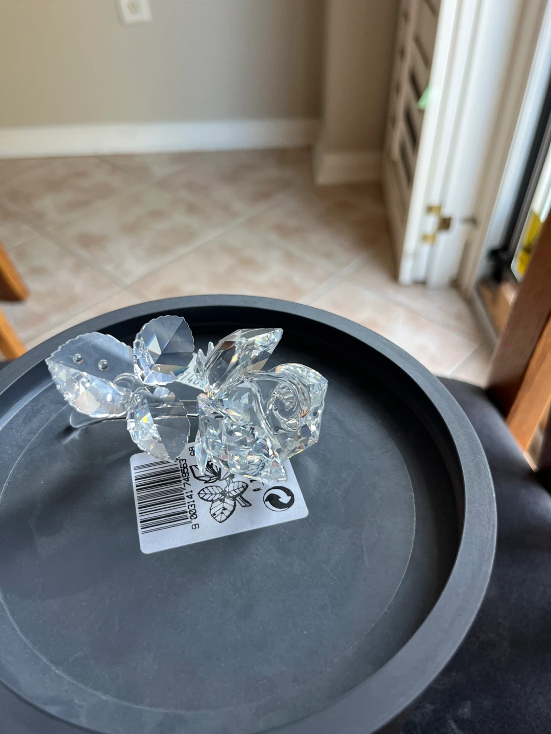 Swarovski Silver Crystal Rose  Figurine - photo 4