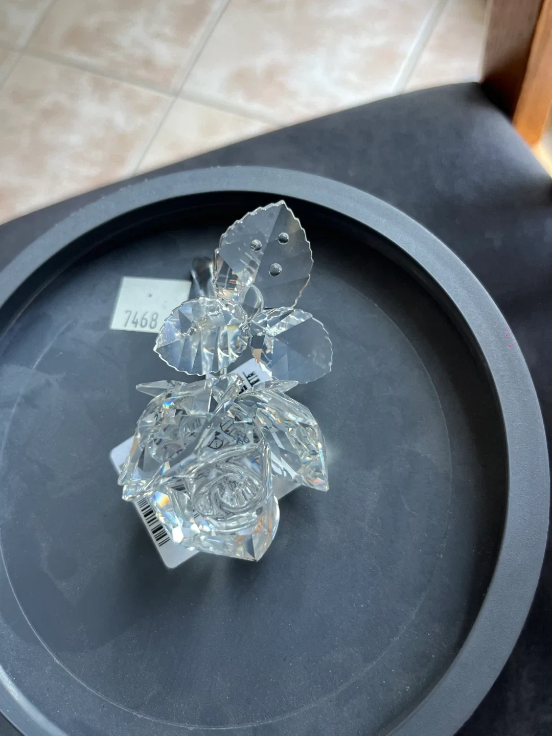Swarovski Silver Crystal Rose  Figurine image indicator(2)