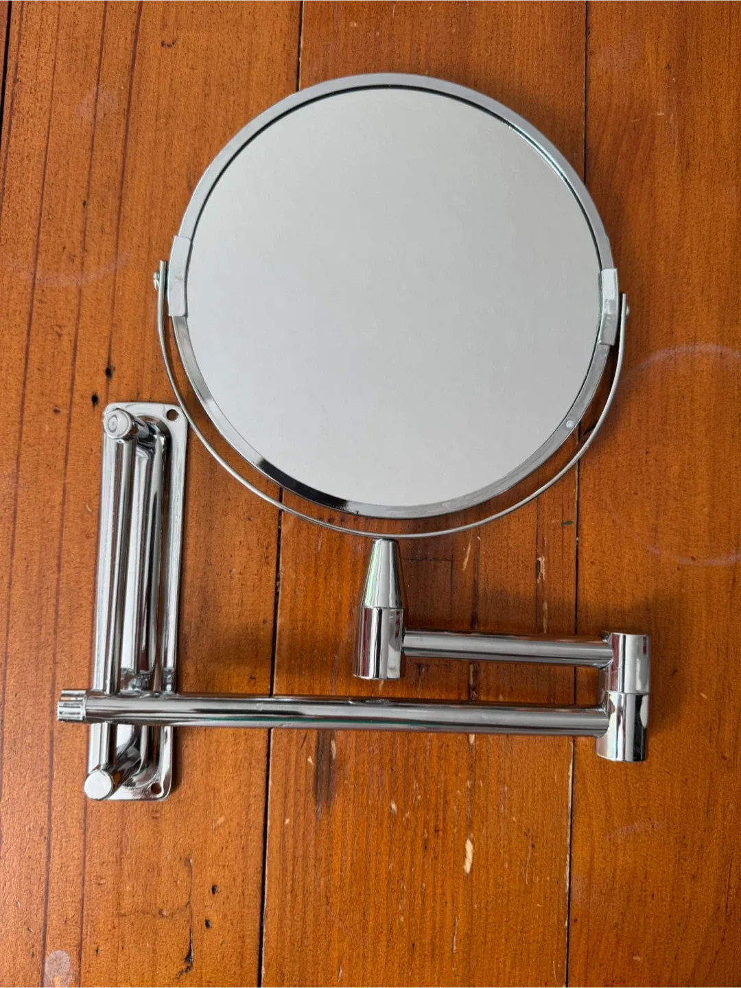 Chrome magnifying wall mirror image indicator(2)