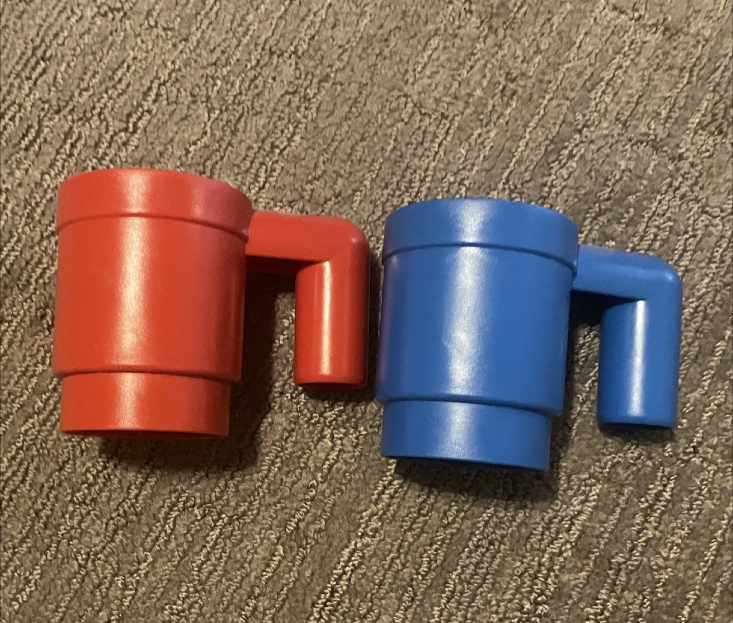 Red & Blue Toy Mugs