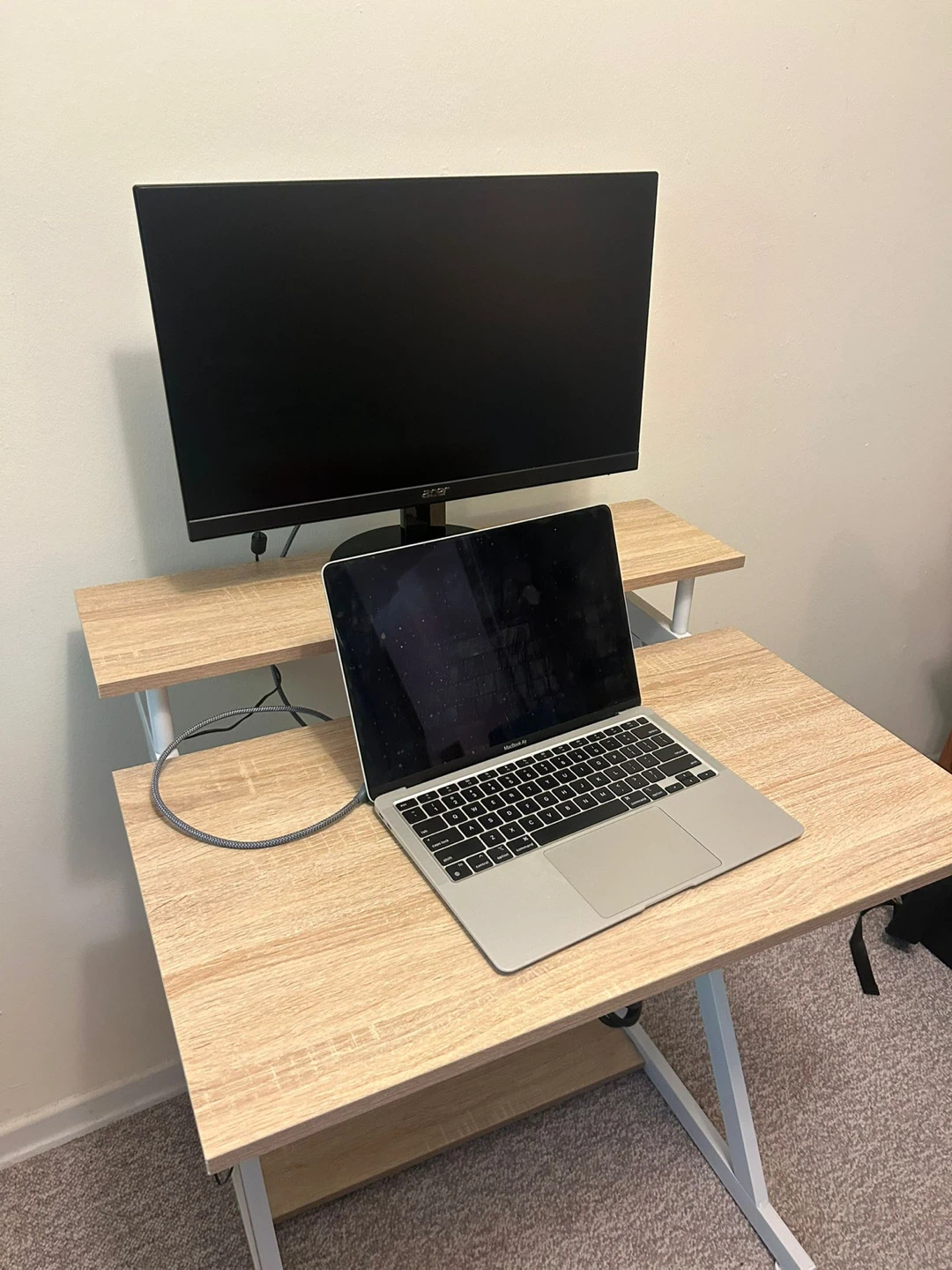 Compact Desk with a removable Monitor Shelf – $49 OBO - photo 2