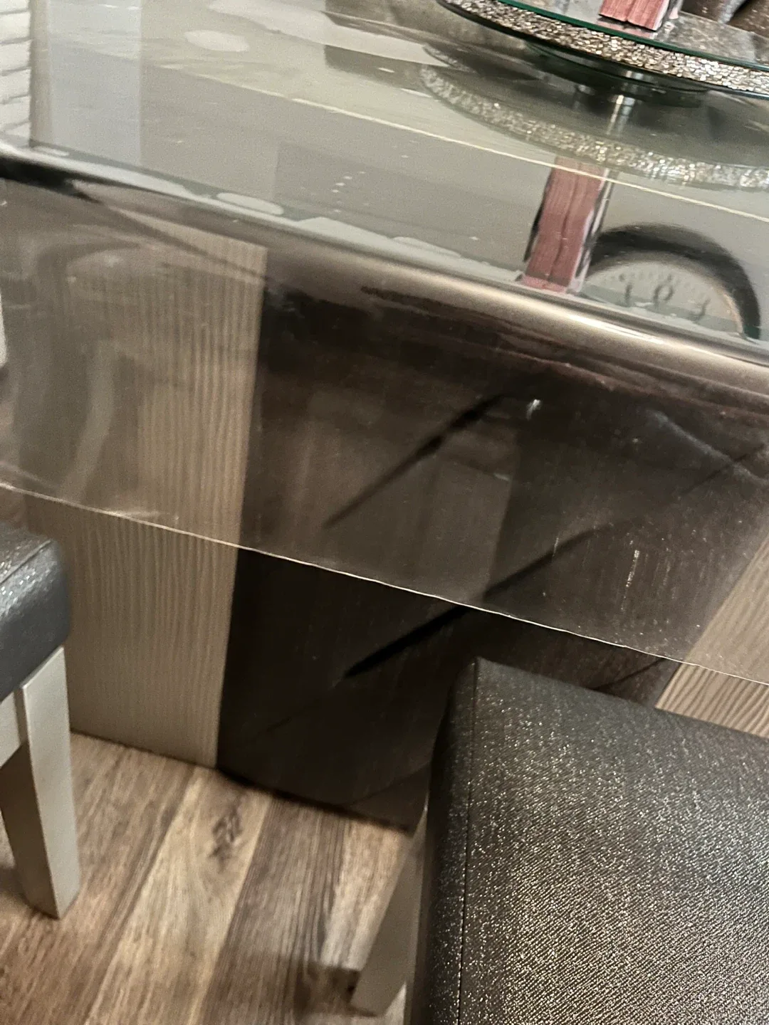 Glass Dining Table with Chairs image indicator(5)