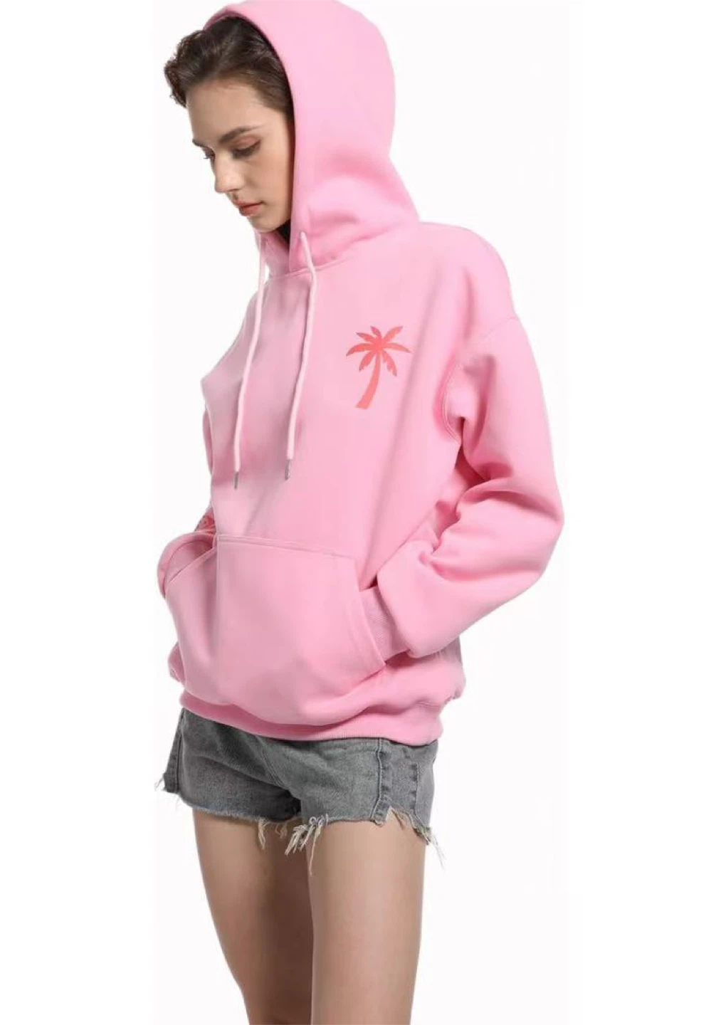 New Opahthn Pink Casual Hoodie - small，medium - photo 2