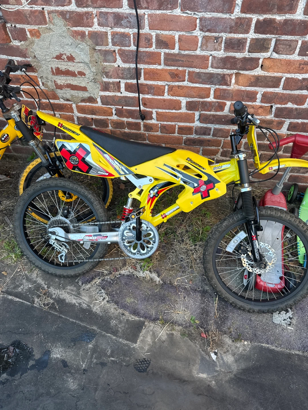 Yellow X-Raider Moto Bike