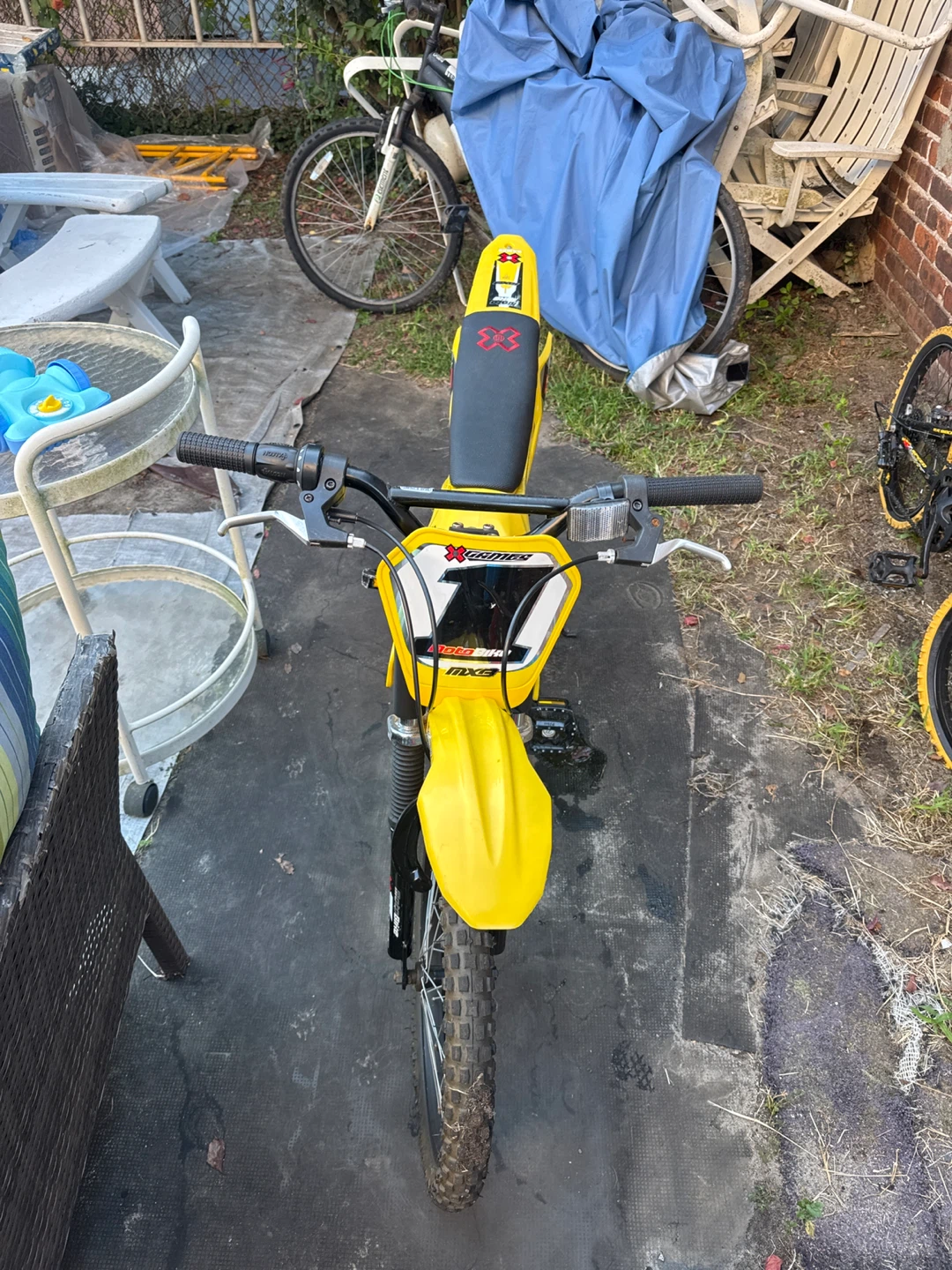 Yellow X-Raider Moto Bike - photo 3