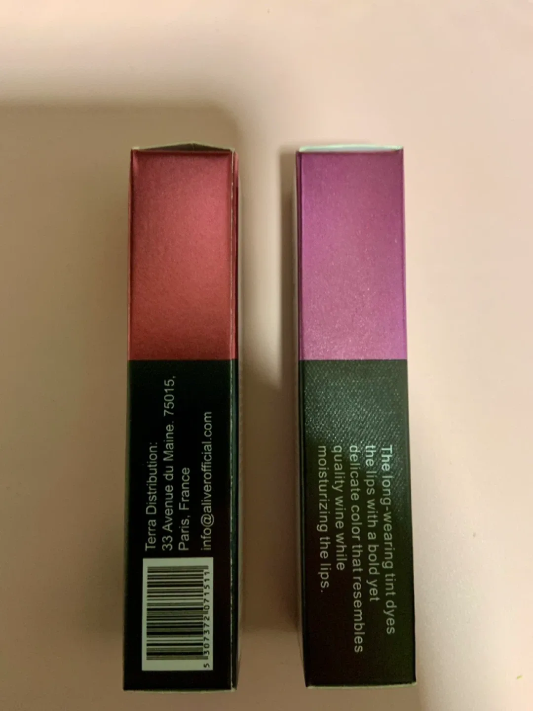 ALIVER Wine Lip Tint lipstick beauty two - New image indicator(2)