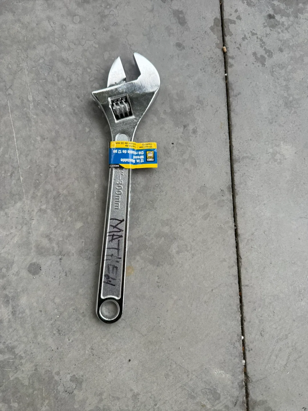 Mastercraft Adjustable Wrench 12 inch thumbnail