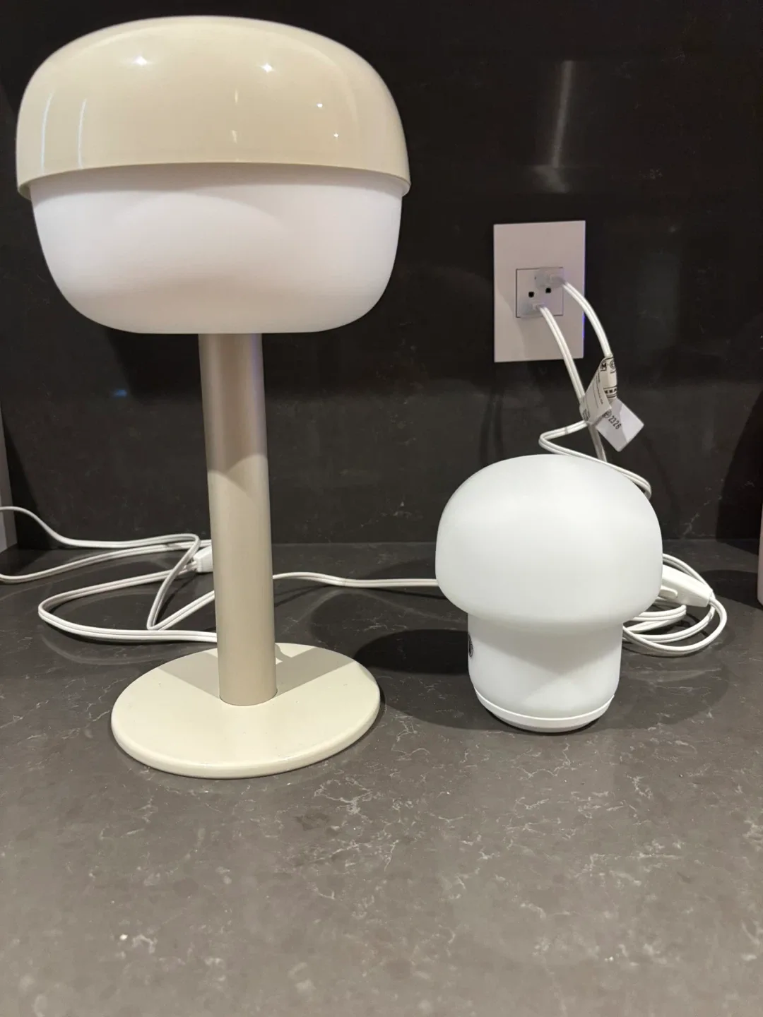IKEA Mushroom-style Table Lamps - Set of 2 thumbnail