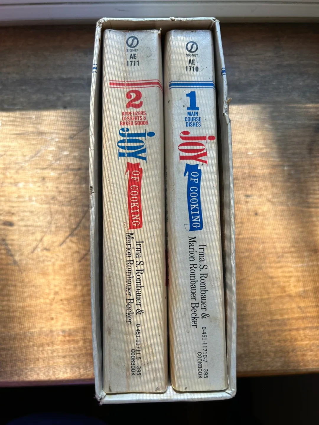 $7  Vintage pb boxed set The Joy Of Cooking 2 vol book MCM cook thumbnail