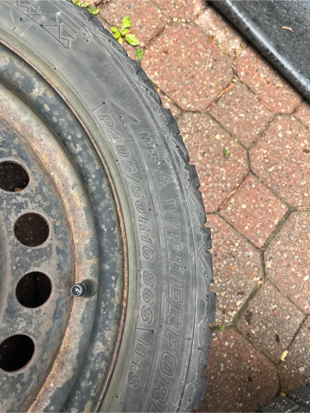 Winter tires 205/50R16 with rims 4x108 image indicator(2)