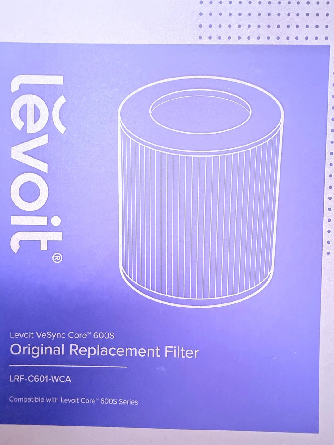 Levoit VeSync Core 600S Original Replacement Filter