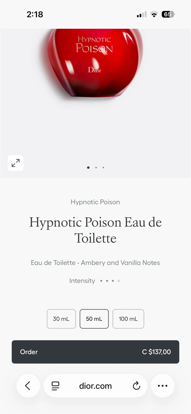 Dior Hypnotic Poison - 50ml - photo 4