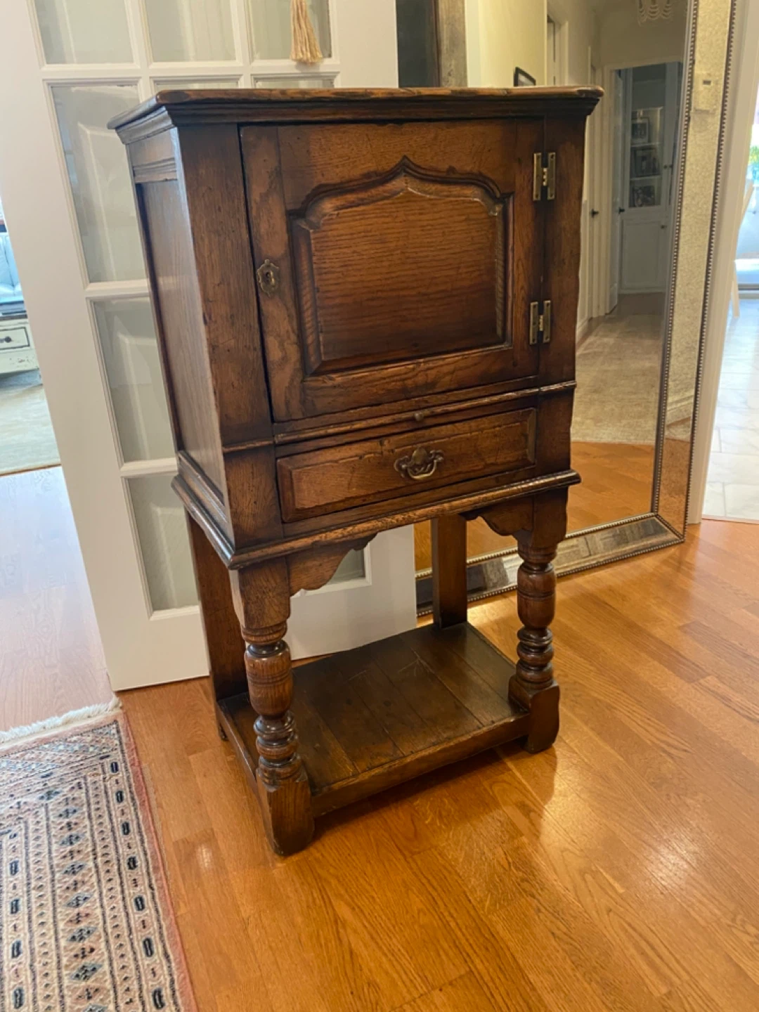 Antique Wooden Liquor Cabinet - photo 3