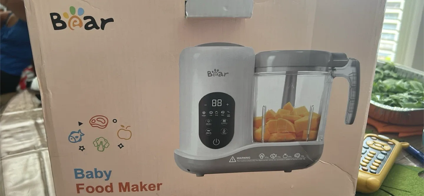 For parts - Bear Baby Food Maker- missing canister blender part thumbnail
