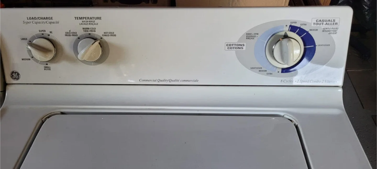 GE Washing Machine - Top Load image indicator(2)