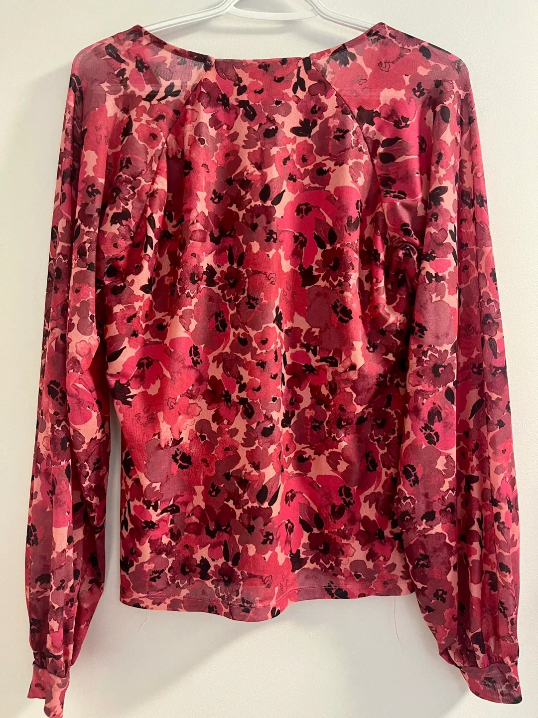 SUZY Floral Long SleeveBlouse Size M image indicator(3)