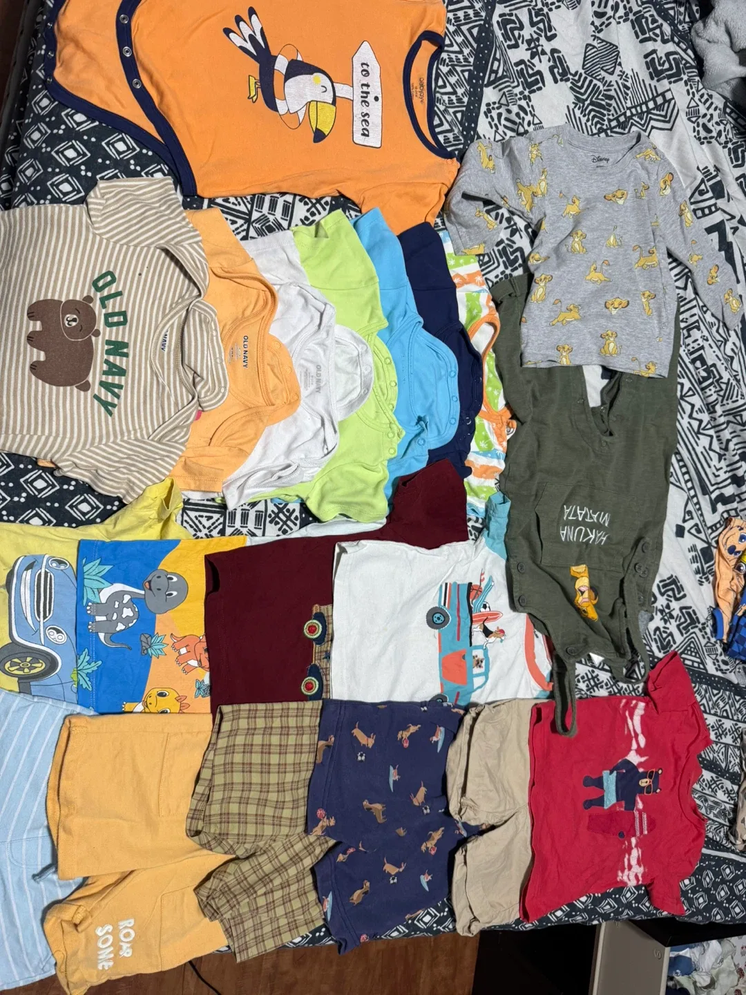 Mixed Baby Clothes Bundle - Old Navy, Disney thumbnail