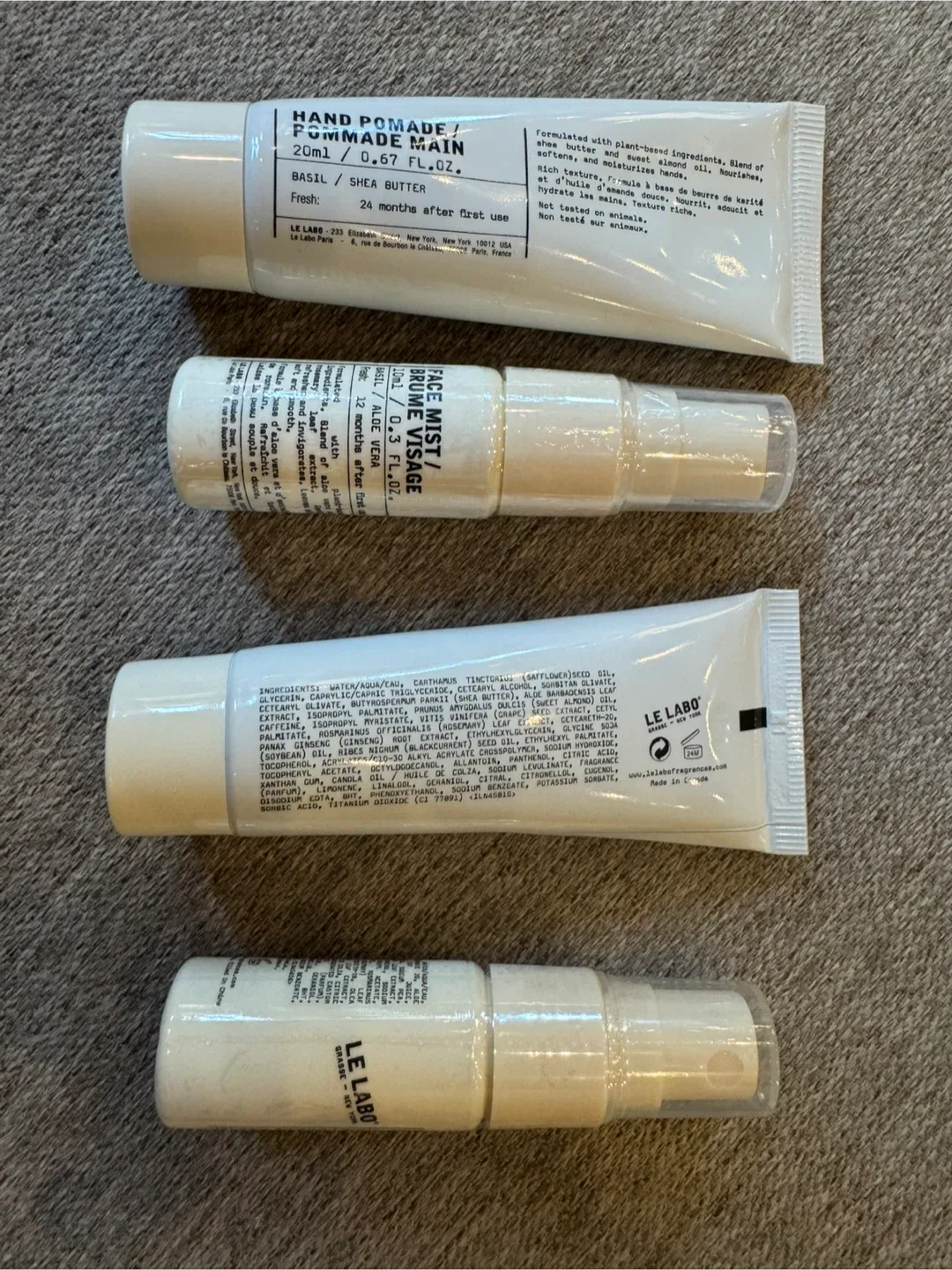 NEW Le Labo Hand Pomade & Face Mist Set thumbnail