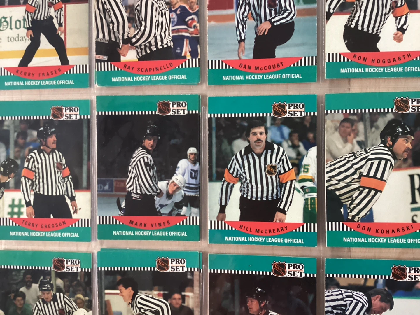 12. 1991 PRO SET NHL REFEREES Trading Cards ! - photo 3