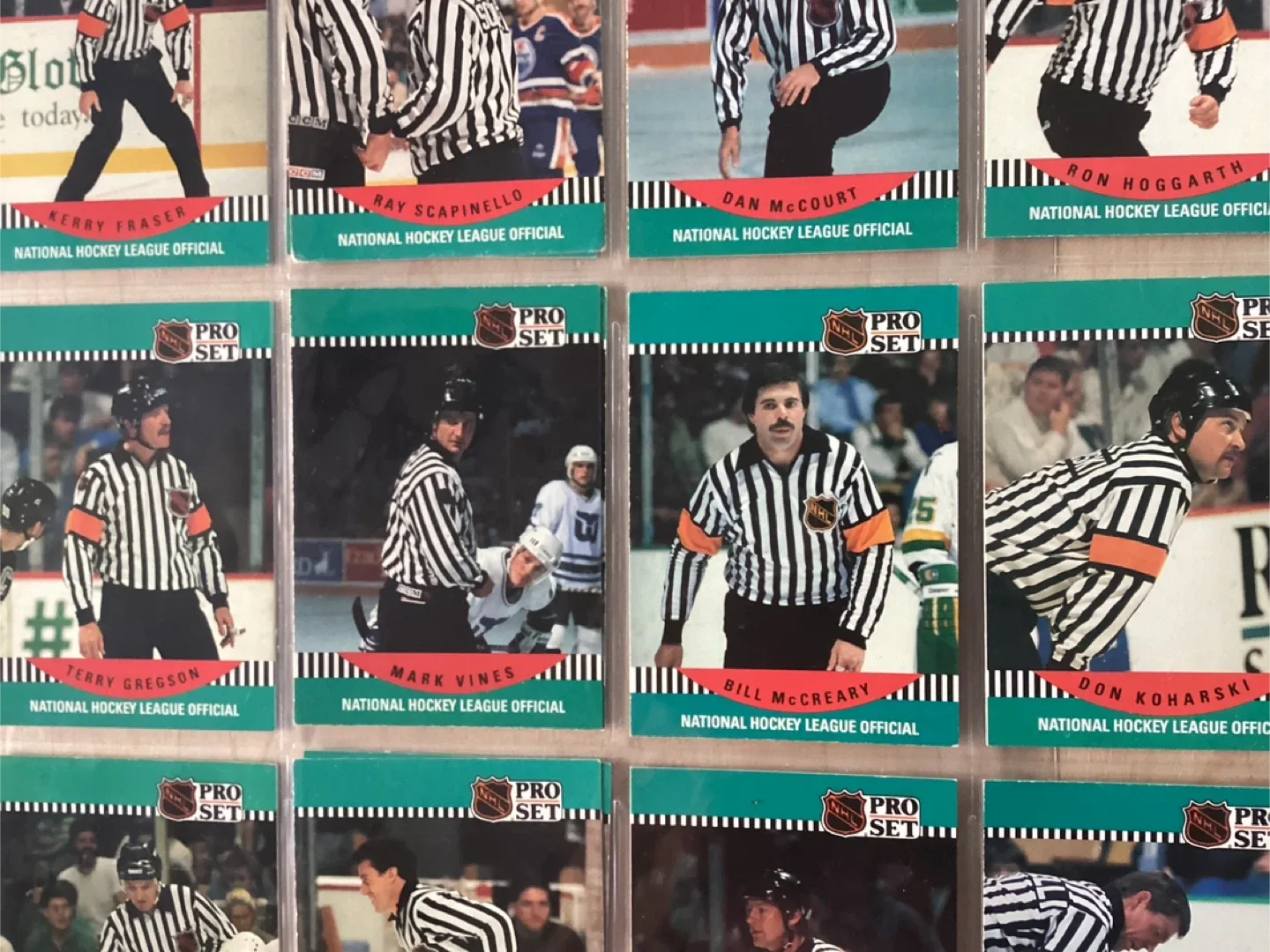 12. 1991 PRO SET NHL REFEREES Trading Cards ! image indicator(3)