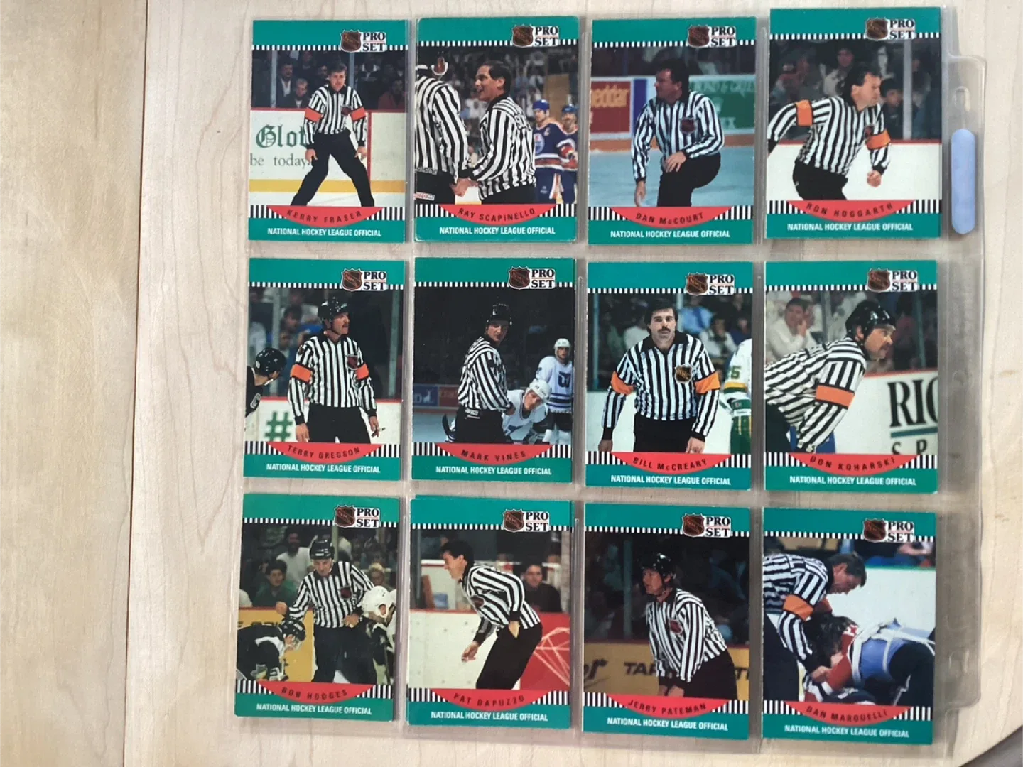12. 1991 PRO SET NHL REFEREES Trading Cards ! image indicator(10)