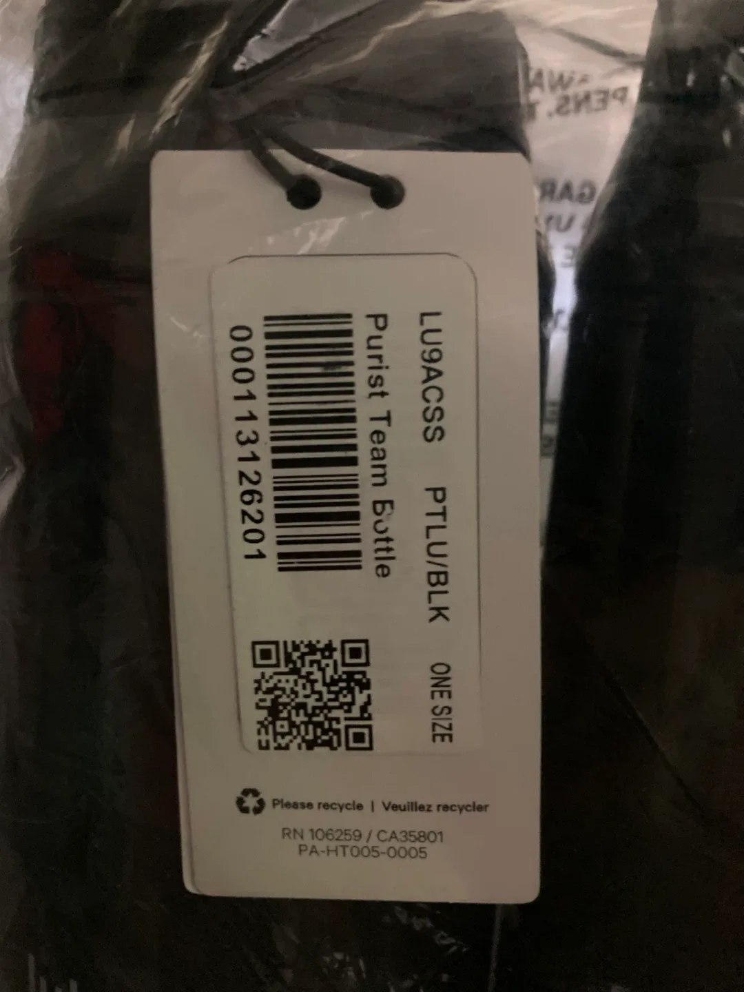 3-pack Lululemon Purist Team Bottle - Black, Brand New image indicator(2)