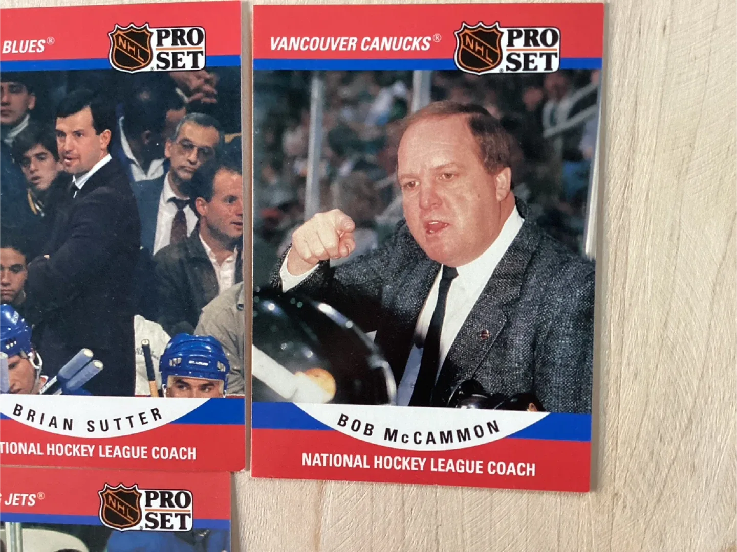 4. 1990-91 PRO SET NHL Head Coaches Cards ! image indicator(4)