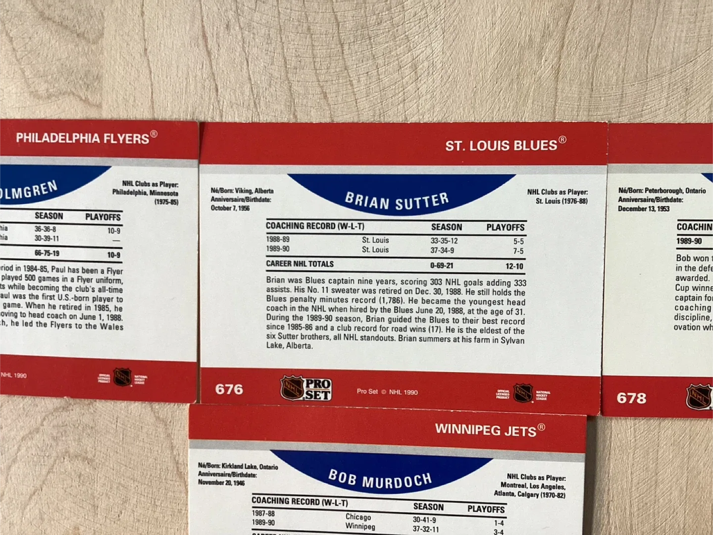 4. 1990-91 PRO SET NHL Head Coaches Cards ! image indicator(8)