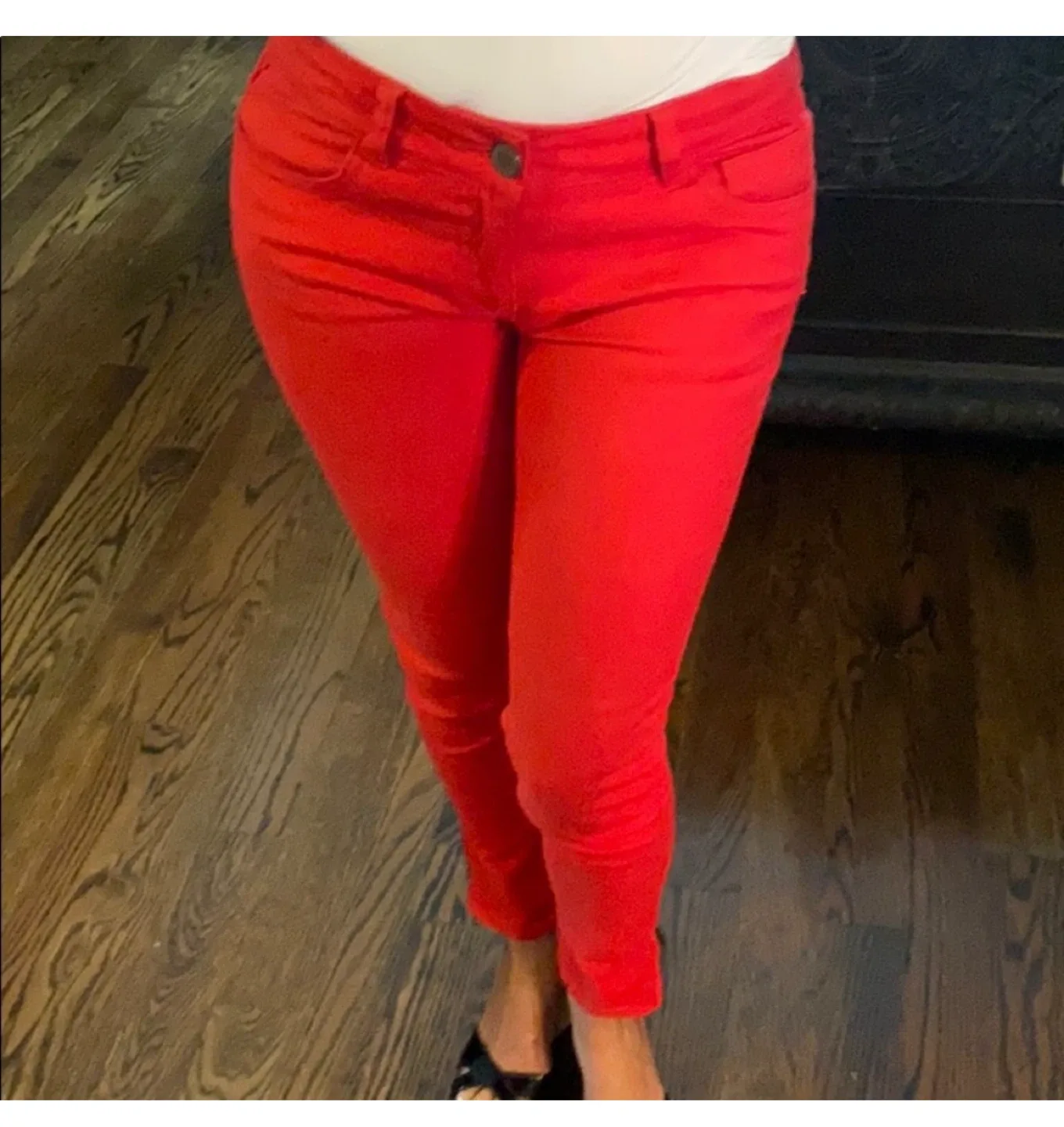 Romeo & Juliet Couture Red Pants Sz 27 image indicator(5)
