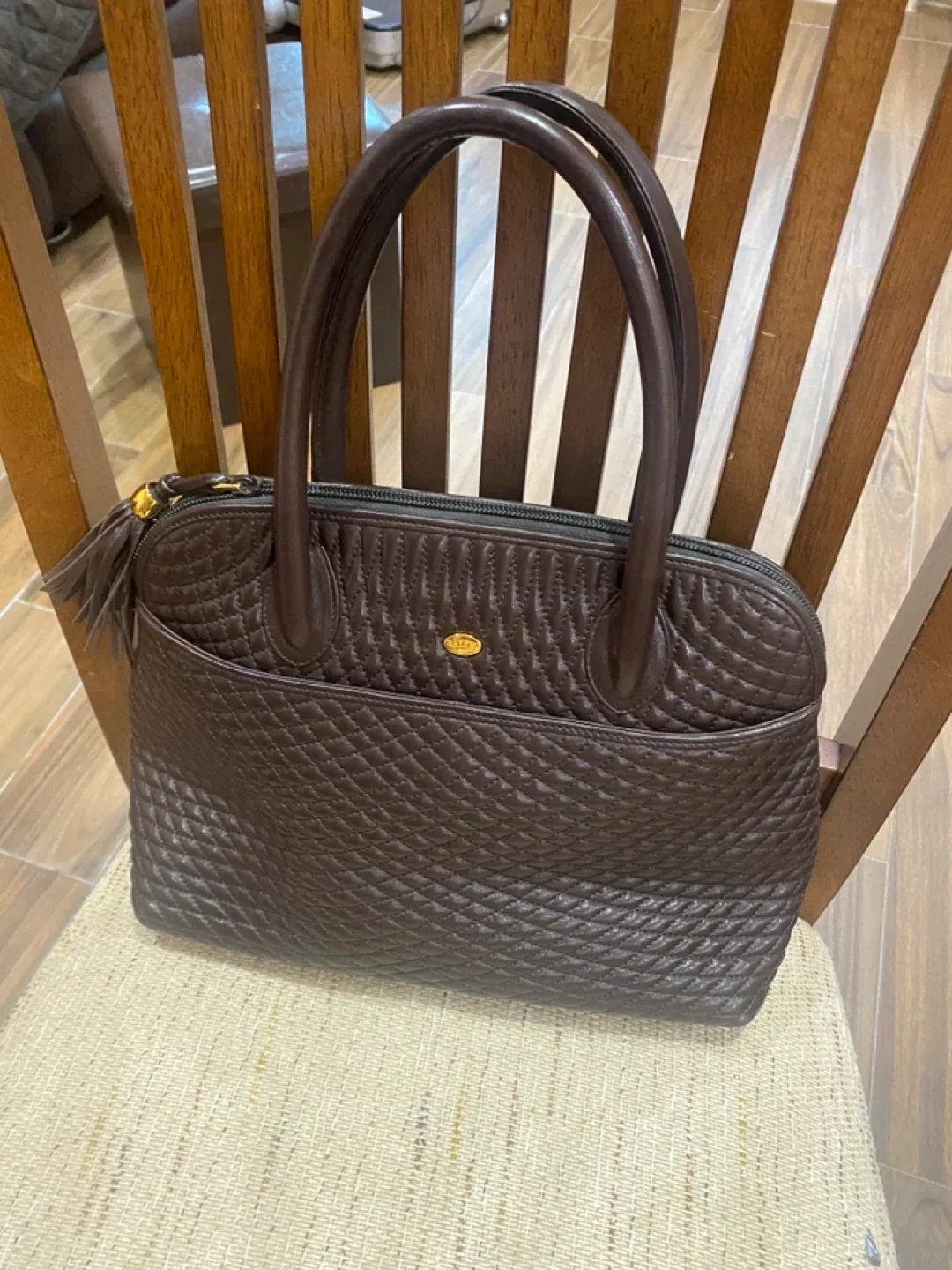 Bally Brown Leather Handbag image indicator(2)