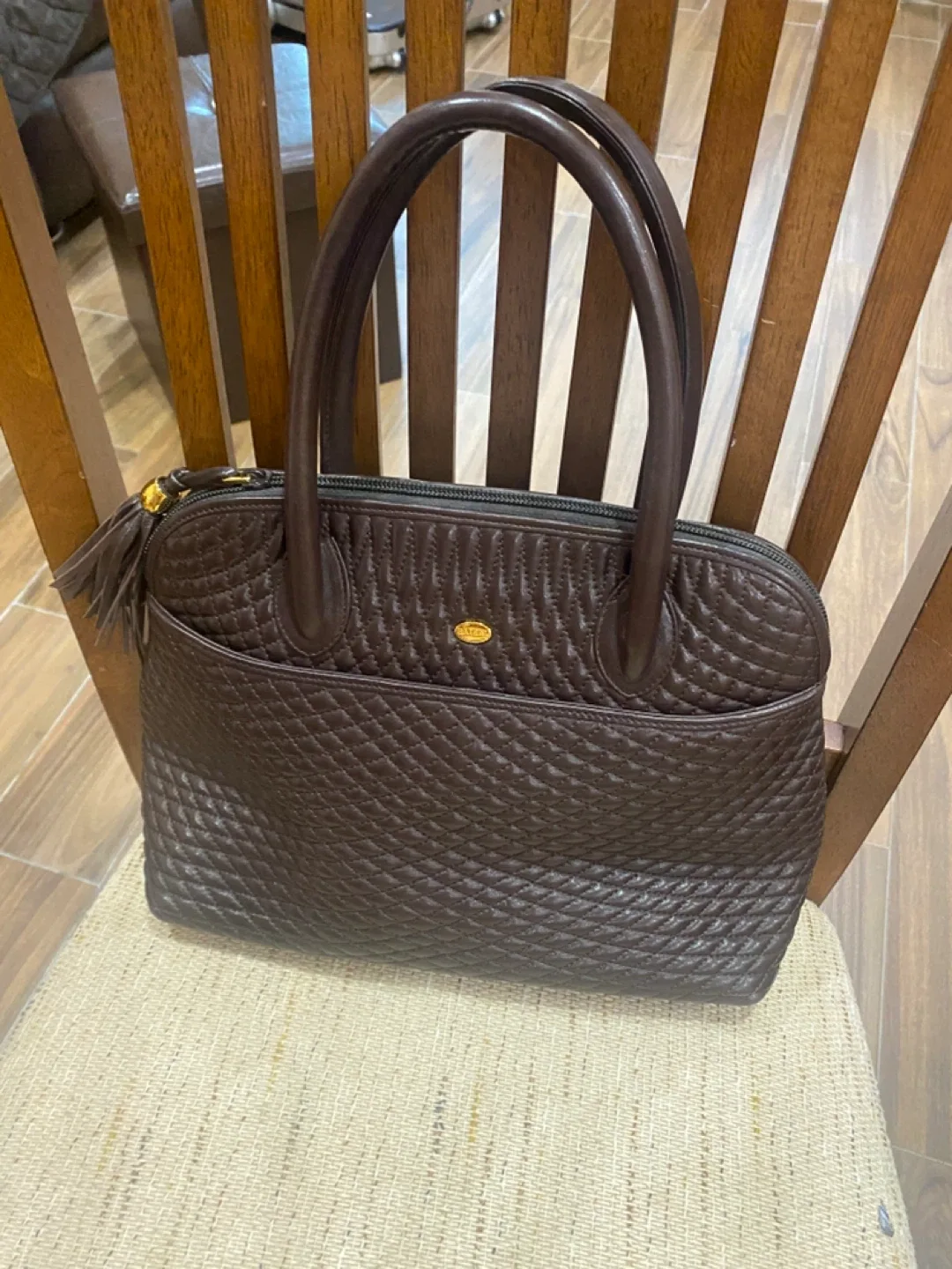 Bally Brown Leather Handbag thumbnail