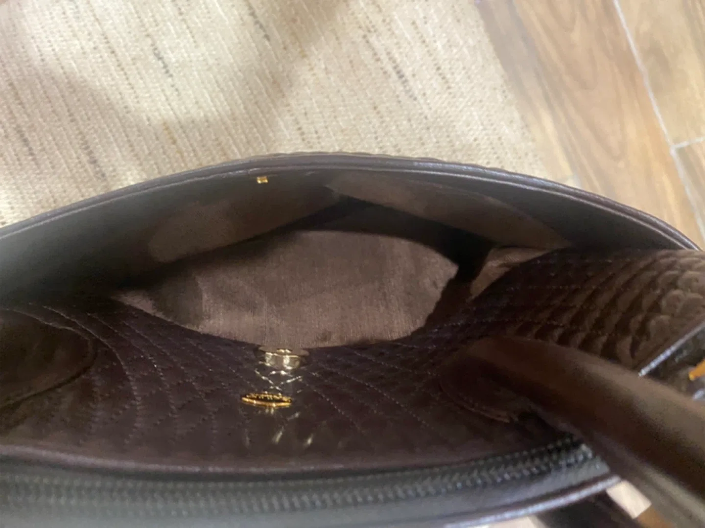 Bally Brown Leather Handbag image indicator(6)