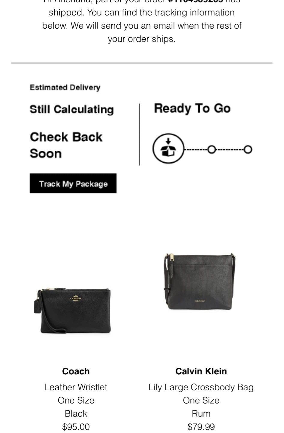 Coach Leather Wristlet - Black, One Size - photo 2