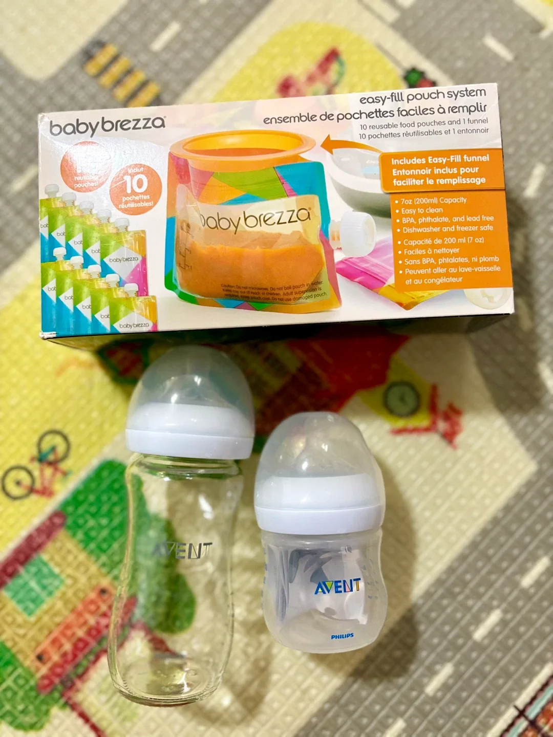 Philips Avent Bottles + Baby Brezza Pouches thumbnail