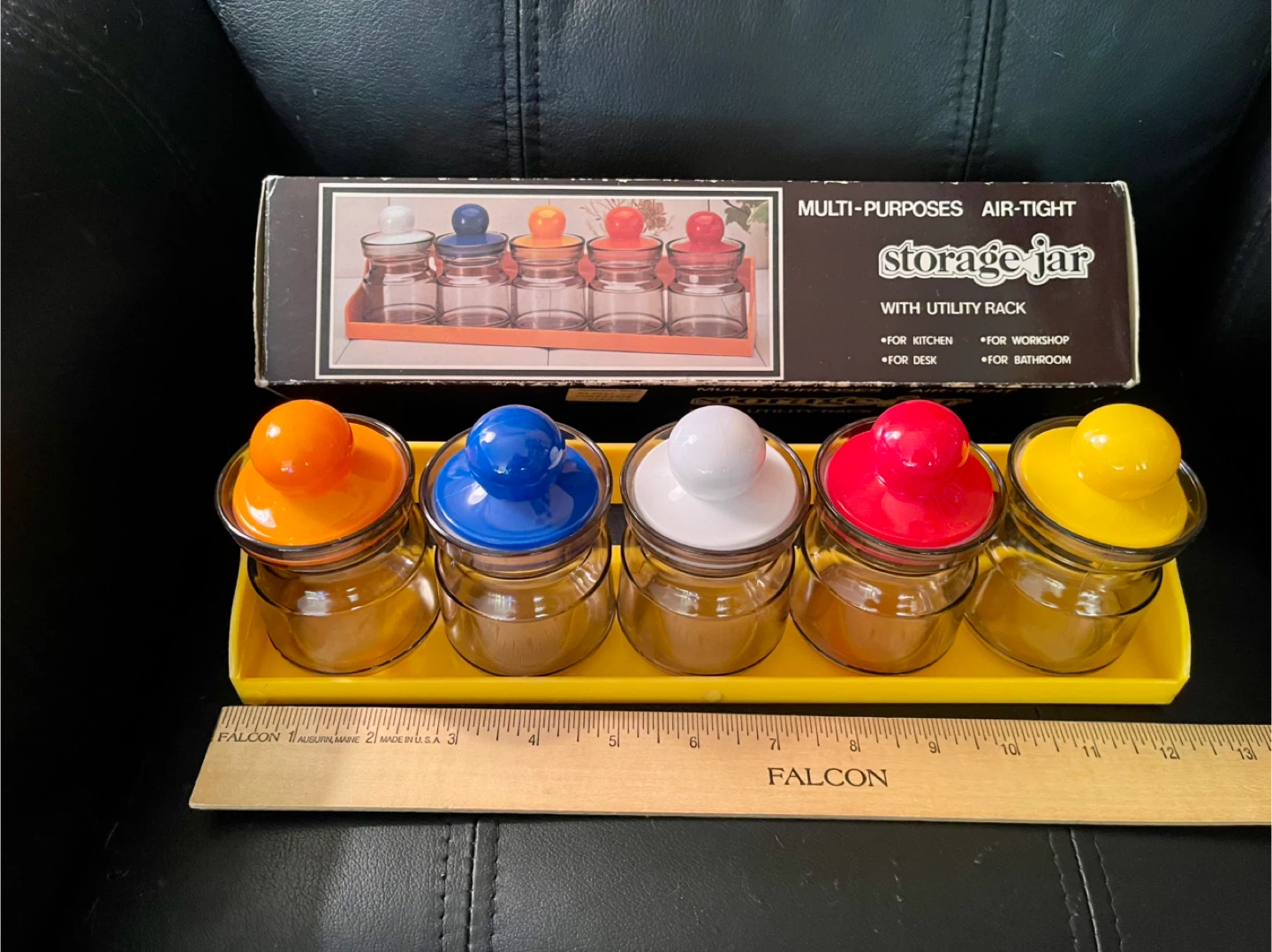 New Vintage Multi-Purpose Air-Tight Storage Jars with Rack