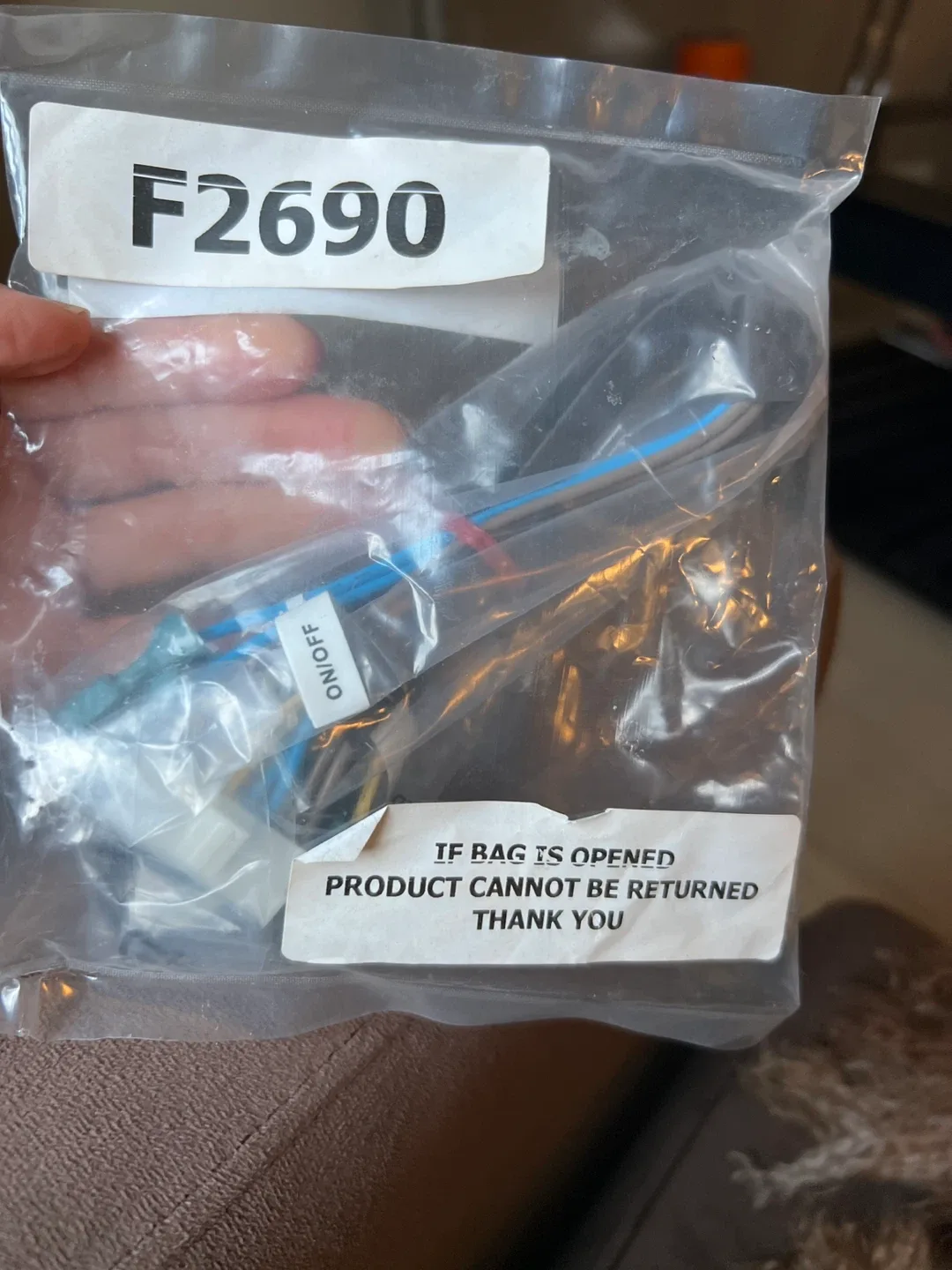 F2690 wire harness for gas fireplace image indicator(2)