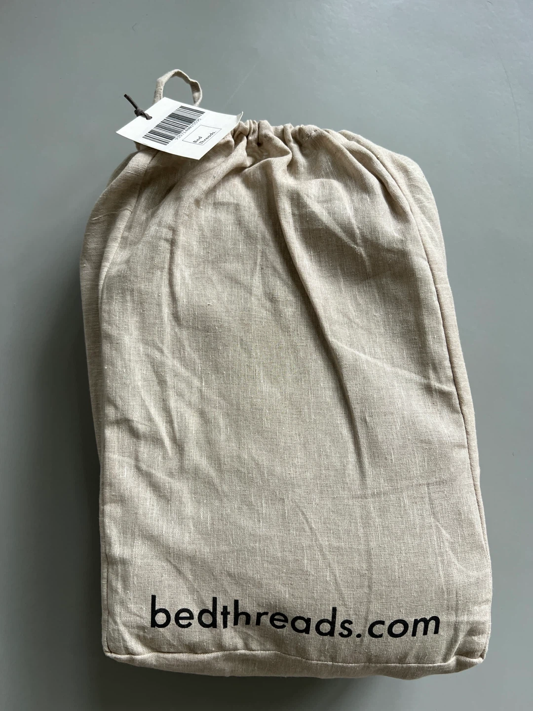 Bed Threads 100% Flax Linen Duvet Cover in Mineral - photo 3