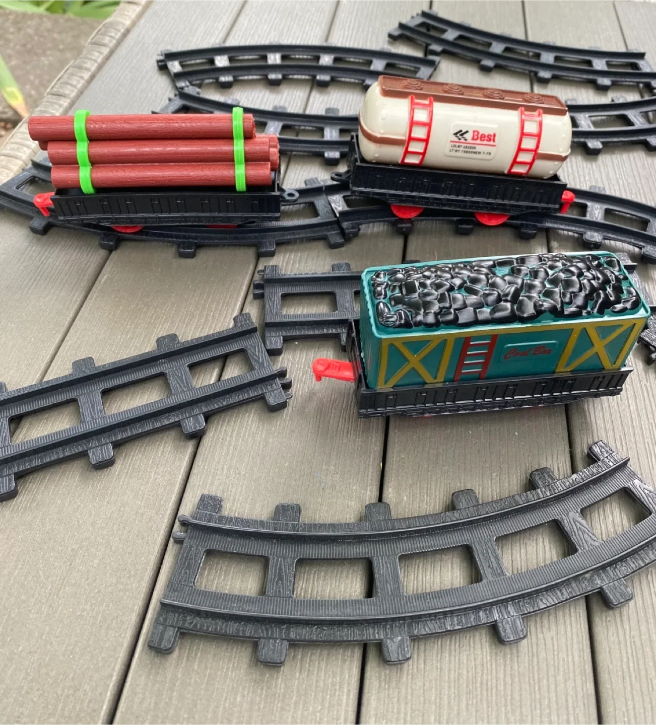 Toy Train Set with Tracks image indicator(2)