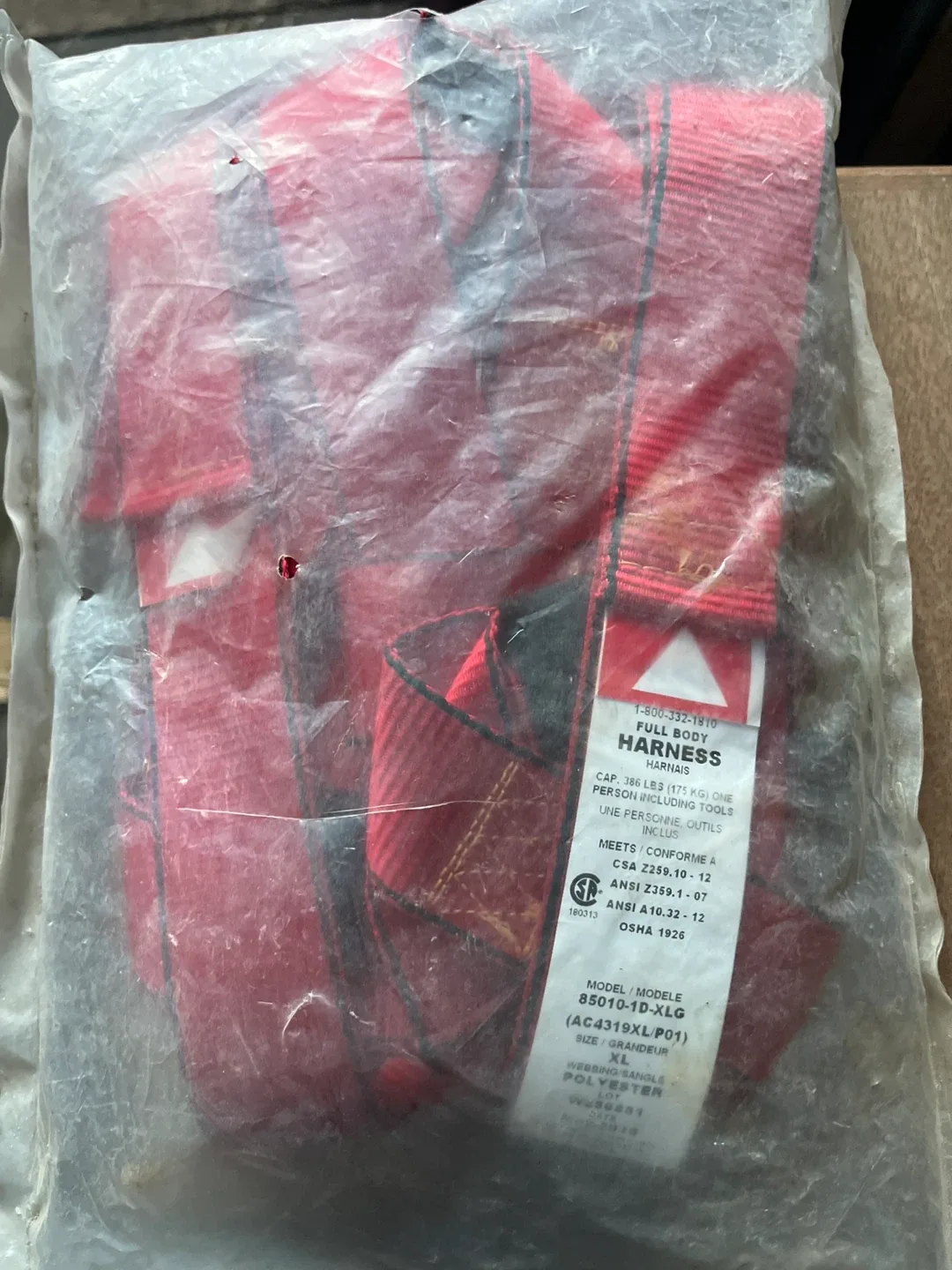 New Full Body Harness XL image indicator(2)