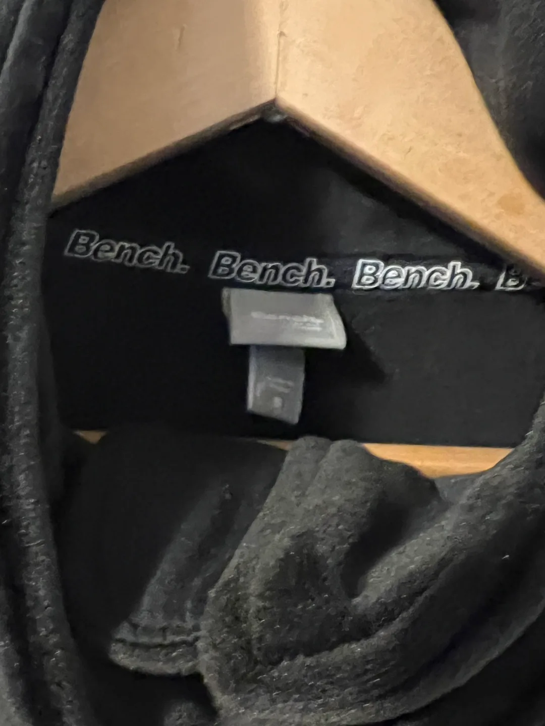 Bench Black Velour Jacket - Size S image indicator(3)