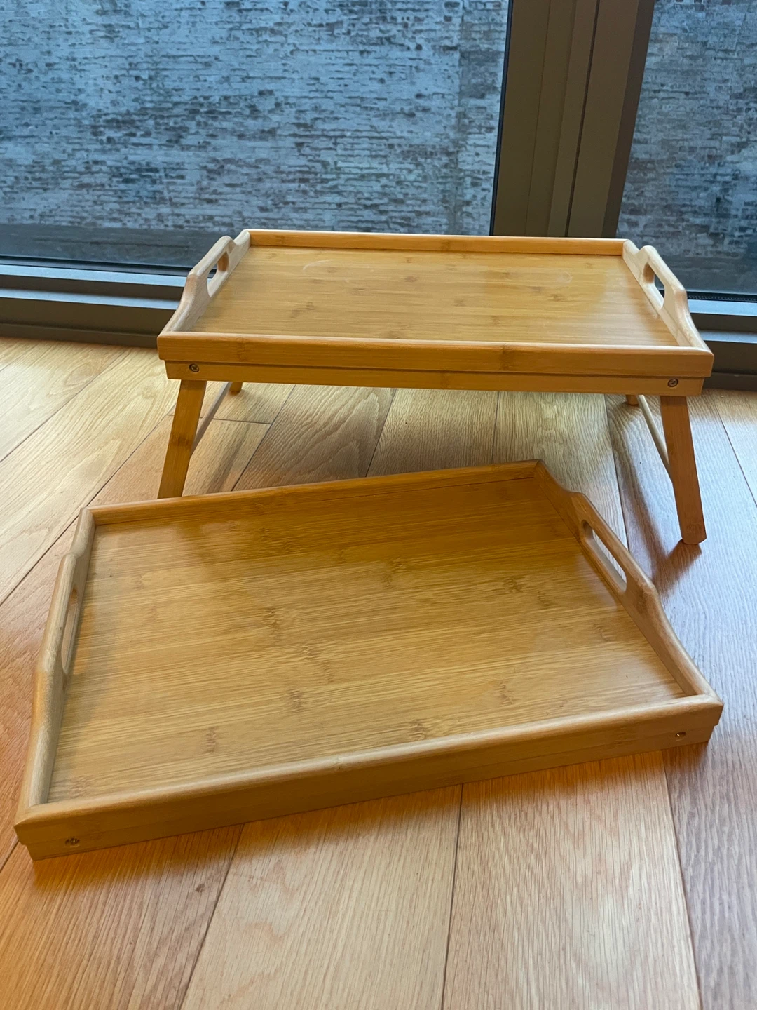 Bamboo trays - 2 pack - photo 2