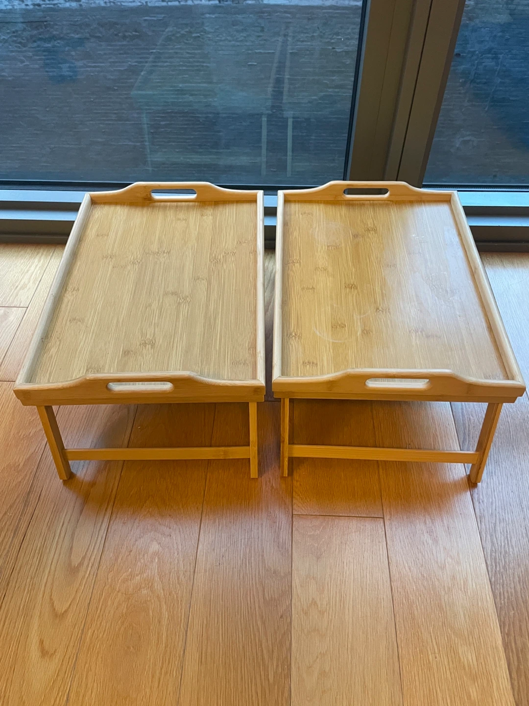 Bamboo trays - 2 pack - photo 4