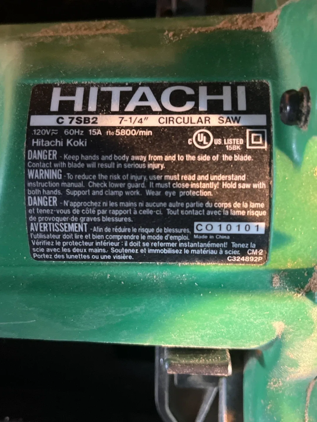 Hitachi C7SB2 7-1/4" Circular Saw image indicator(5)